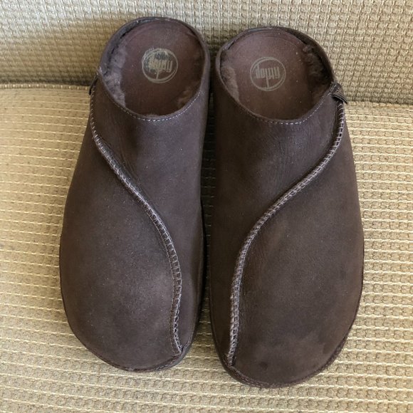 Fitflop Men\'s Brown Suede  Clogs main image 15